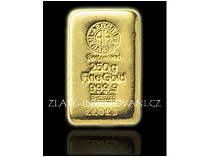 Investiční zlatý slitek Argor Heraeus 250g