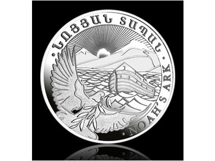 Investiční stříbrná mince arménská Archa Noemova 1 Oz