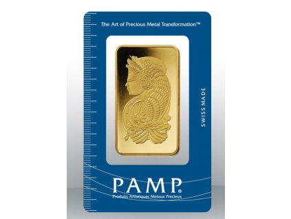 Investiční zlatý slitek PAMP Fortuna 100g