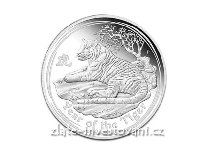 2738 investicni stribrna mince rok tygra 2010 1 oz