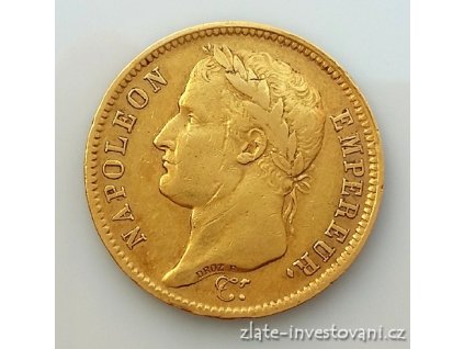 2831 zlata mince francouzsky ctyricetifrank napoleon