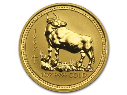 Investiční zlatá mince rok Buvola 1997 1/4 Oz