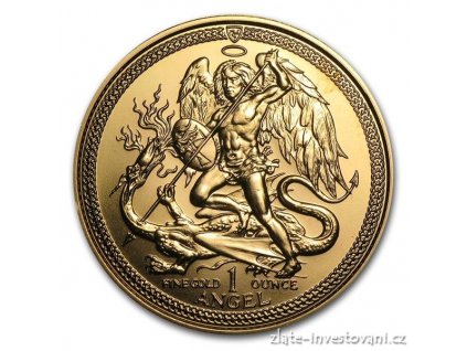 Investiční zlatá mince Angel-Isle of Man 1 Oz