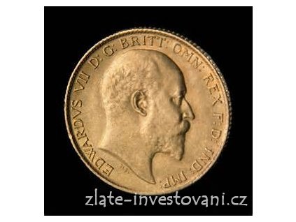 3035 investicni zlata mince britsky pul sovereign edward vii 1902 1910