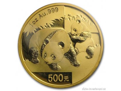 3416 investicni zlata mince cinska panda 2008 1 oz