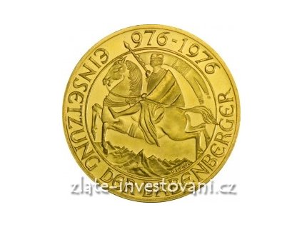 Zlatá mince 1000 rakouských šilinků-Babenberg