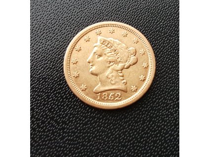 zlatá mince americký liberty quarter Eagle 2.5 USD