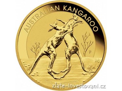 3527 investicni zlata mince australsky klokan 2010 nugget 1 oz