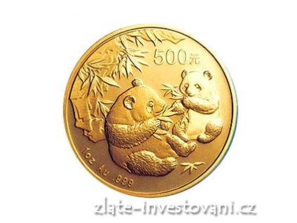 3662 investicni zlata mince cinska panda 2006 1 oz