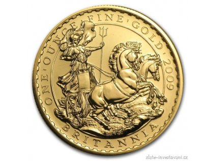 4136 investicni zlata mince britannia 2009 1 oz
