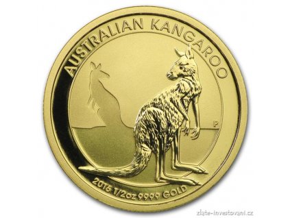 4325 investicni zlata mince australian kangaroo nugget 2016 1 2 oz