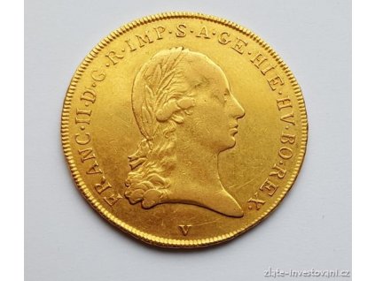 Zlatá mince Sovráno-1793 V František I.