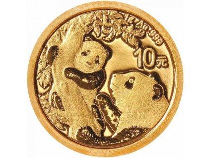 investiční zlato-Zlatá mince Panda 2021-1g