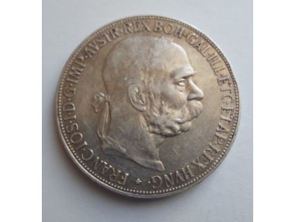 5177 stribrna petikoruna frantiska josefa i 1900 bz