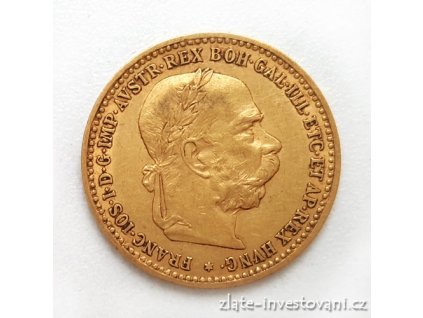 5270 zlata mince desetikoruna frantiska josefa i rakouska razba 1897