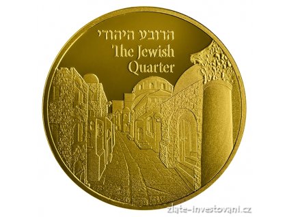 5465 zlata mince zidovska ctvrt serie views of jerusalem 2017 1 oz