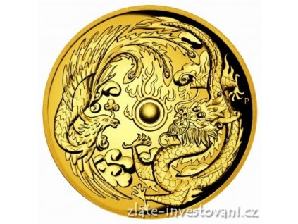5501 investicni zlata mince drak a fenix 2017 australie 2 oz