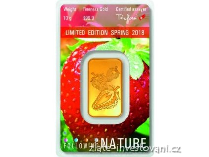 zlatá cihla Argor Heraeus-Jaro 2018 - Following nature