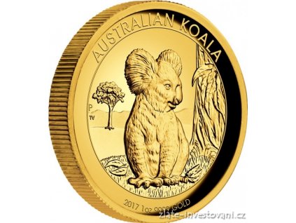 5585 investicni zlata mince australska koala proof 2017 1 oz