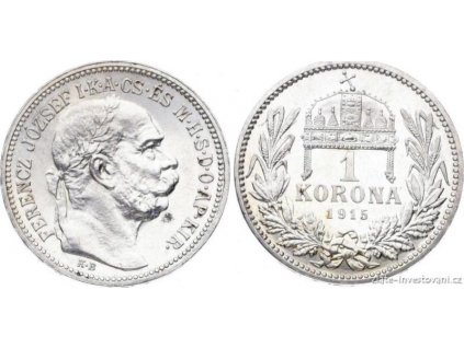 5810 stribrna koruna frantiska josefa i 1915