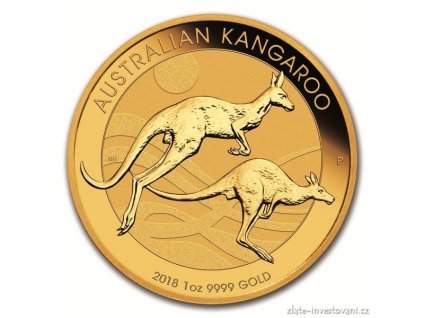 5927 investicni zlata mince australsky klokan nugget 2018 1 oz