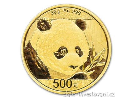 5987 investicni zlata mince cinska panda 2018 30g