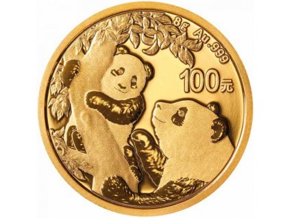 investiční zlatá mince Panda 2021
