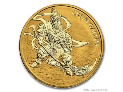 Investiční zlatá mince Gallus 2017-Jižní Korea 1 Oz
