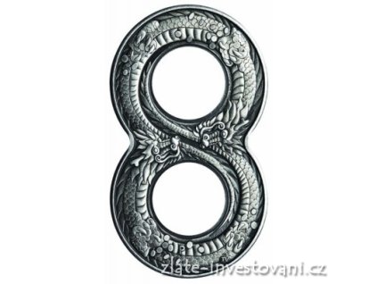 6203 stribrna draci osmicka 2017 australie 2 oz