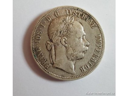 6365 stribrny 1 zlatnik frantiska josefa i 1886