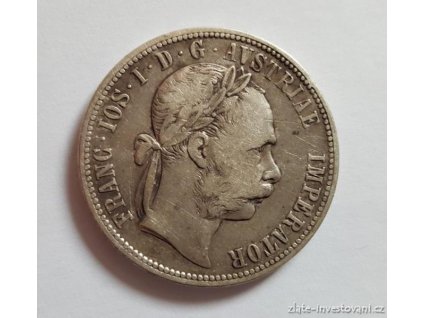 6374 stribrny 1 zlatnik frantiska josefa i 1884