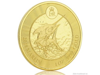 6482 investicni zlata mince mecoun 2018 kajmanske ostrovy 1 oz