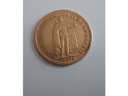 6680 zlata mince desetikoruna frantiska josefa i uherska razba 1898 kb