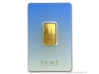 Investiční zlatý slitek Mekka-PAMP 10g