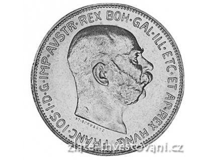 Stříbrná 2 koruna Františka Josefa I. 1912