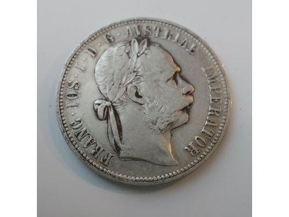Stříbrný 1 zlatník Františka Josefa I. 1885