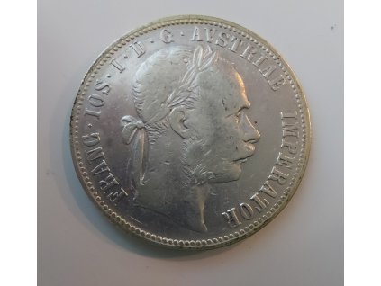 Stříbrný 1 zlatník Františka Josefa I. 1883
