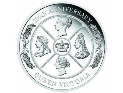 Stříbrná mince královna Victoria 1 Oz 2019-proof