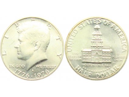 US half dollar J.F. Kennedy 1776-1976