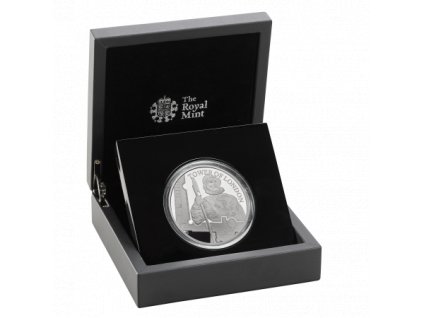 Stříbrná mince série The tower of london-the yeoman warders 2019 Silver Proof 5 Oz