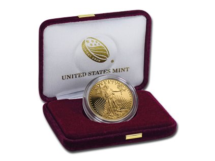 Zlatá mince americký Eagle proof 1 Oz-2019