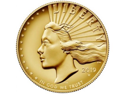 Zlatá mince Liberty Lady 2019-proof