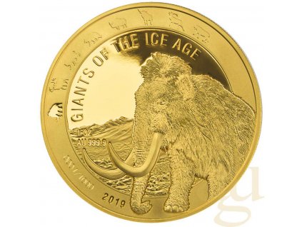 Zlatá mince Mamut 2019-1 Oz