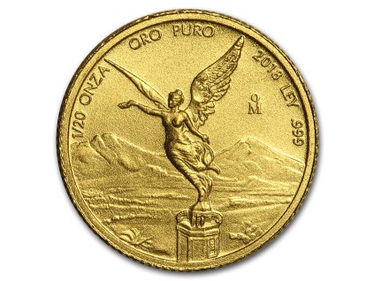 Investiční zlato-Investiční zlatá mince Libertad 1/20 Oz