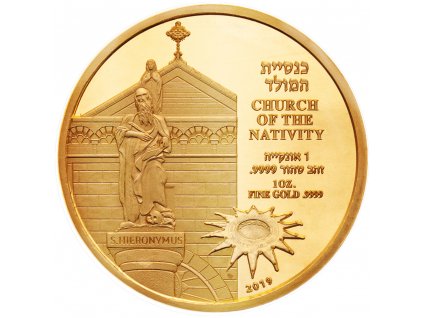Zlatá mince Church of the Nativity 2019 1 Oz