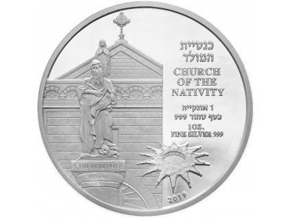 Stříbrná mince Church of the Nativity 1 Oz 2019