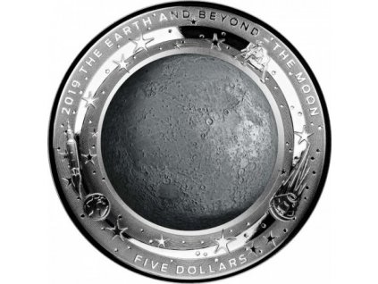 Stříbrná mince THE MOON 1 Oz