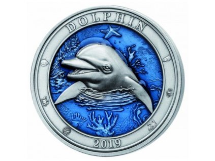 Stříbrná mince Delfín 2019 3 Oz