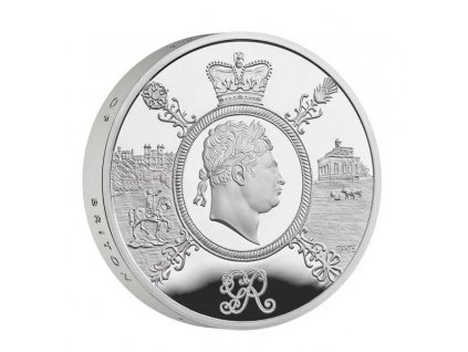 Stříbrná mince Vláda George III. Piedfort 2020- ProofGeorge 3 double weight4