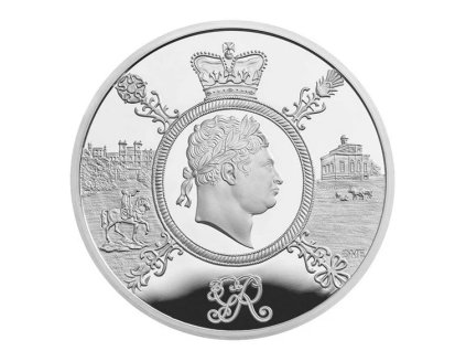 Stříbrná mince Vláda George III. 2020- Proof